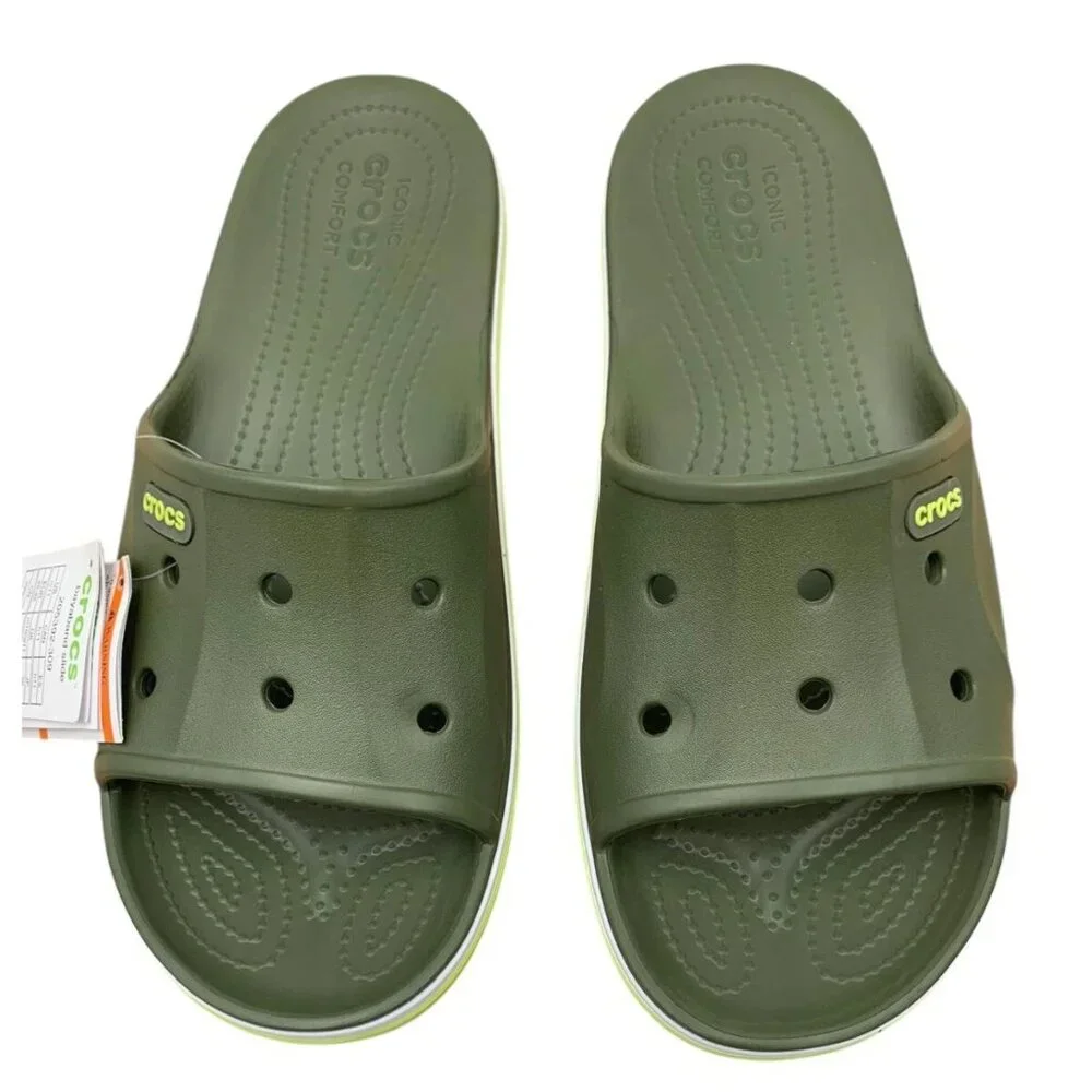 Crocs Bayaband Men's‎ Slide Sandals Size 10-11 Army Green Water Friendly